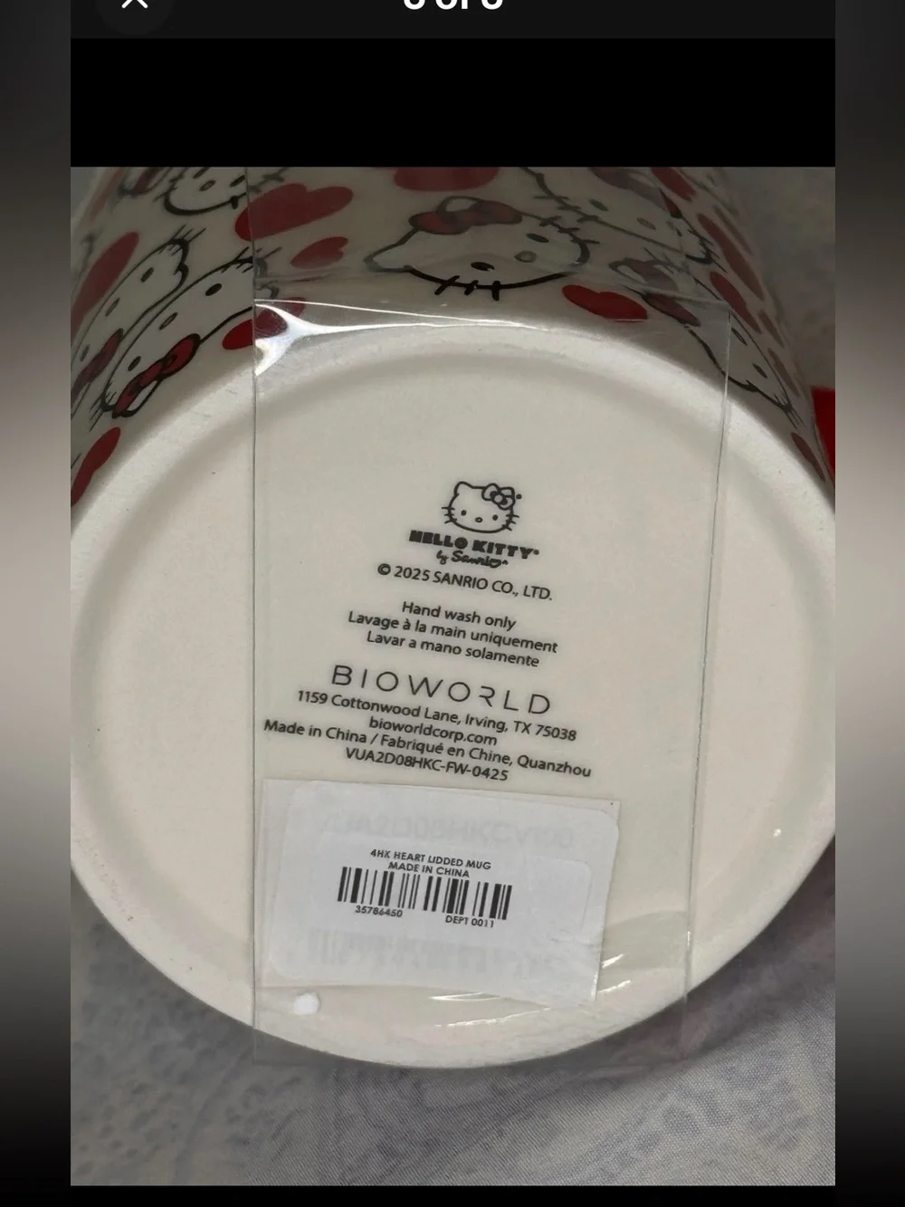 Hello Kitty ceramic hello